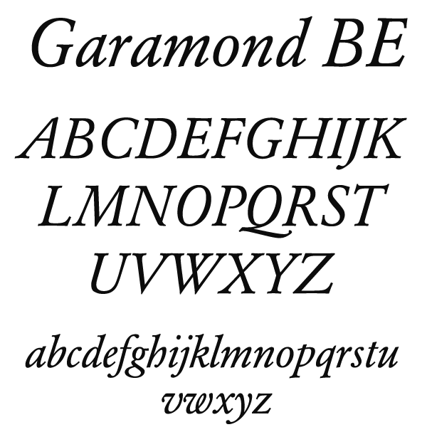 Garamond_BE