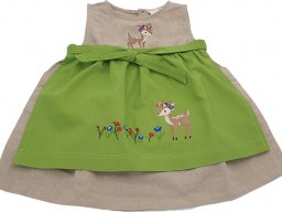 Kinderkleidchen mit Schürze -Dirndl