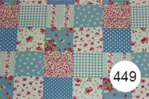 blau pink Patchwork