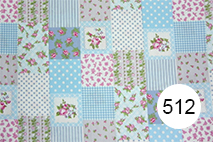 tuerkisblau Patchwork