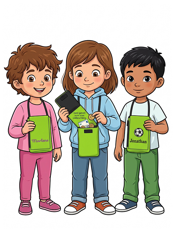 Brustbeutel & Handytaschen mit Namen