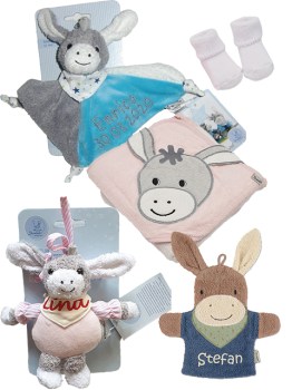 Sterntaler Figuren Kuscheltuch, Socken, Spieluhr, Badetuch und Waschhandschuh