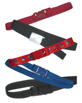 Preiswerter Kinderguertel in mehreren Farben mit Schnalle, damit endlich keine Hose mehr rutscht.