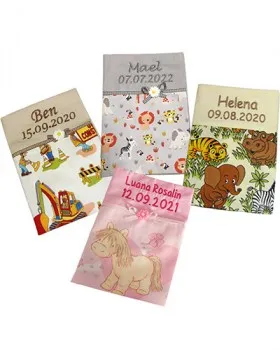 personalisierte Huelle fuer das Untersuchungsheft von Babys und Kindern bis 6 Jahren