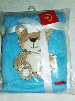 Babydecke türkis Teddy