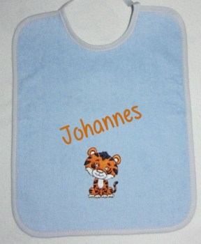 personalisiertes Laetzchen mit einem Tiger für Babys