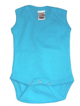 Der Babybody tuerkis aus Interlock Baumwolljersey sorgt fuer eine angenehme und weiche Haptik, was besonders wichtig für die zarte Babyhaut ist. 