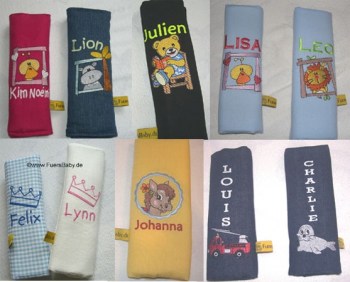 Gurtschutz mit Name