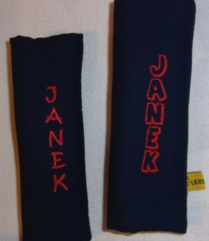 Gurtpolster mit Name