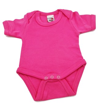 Kurzarmbody in pink in super Qualitaet