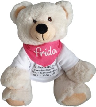 Teddybär zur Geburt mit Namen