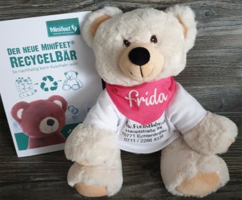 Teddybär zur Geburt mit Namen