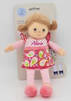 Puppe Gesa von Sterntaler mit Name personalisiert.