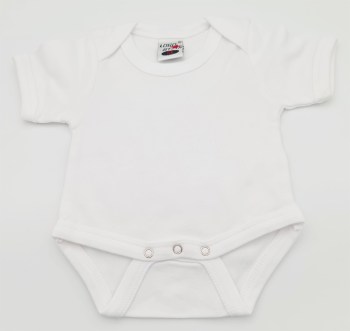 Preiswerter Babybody in super Qualitaet in weiss
