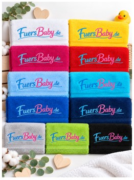 Handtücher mit Bestickung Firmenlogo FuersBaby