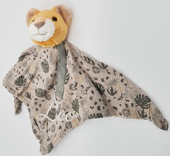 Schmusetuch Löwe Leo mit Name