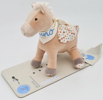 Spieluhr Pferd Sunny von Sterntaler mit der Melodie Schlaf Kindlein schlaf mit einem Halstuch