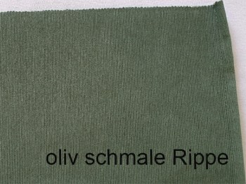 Platzdeckchen oliv schmale Rippe