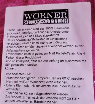 Sicherheitshinweise Wörner Südfrottier