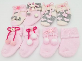 Auswahl der Söckchen in rosa