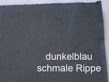 Platzdeckchen dunkelblau schmale Rippe