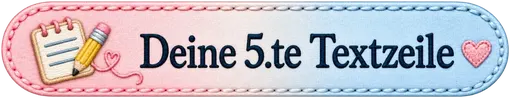 5.Zeile bis 12 Zeichen:  - Bitte wählen
