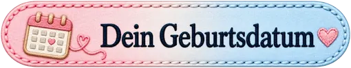 Geburts Datum auf Umschlag - Bitte wählen
